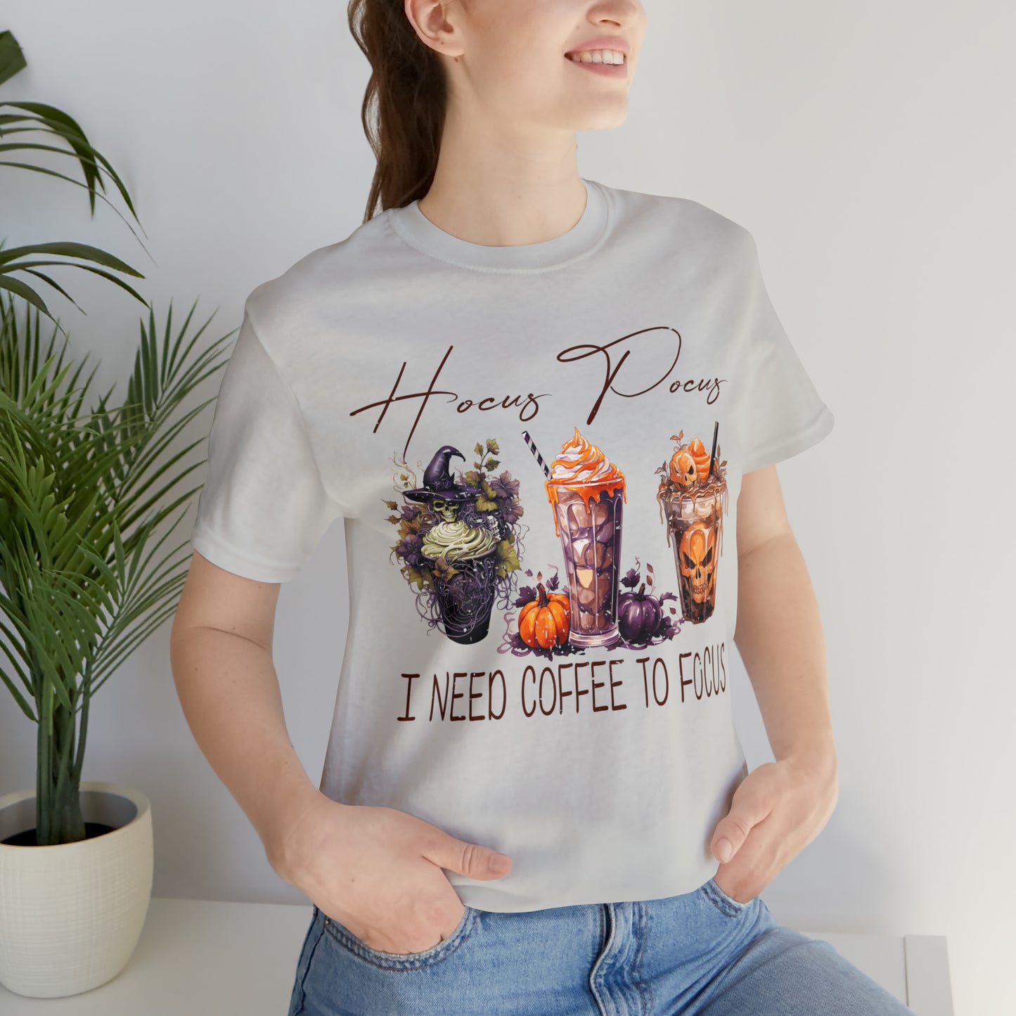 Hocus Pocus Coffee Unisex Jersey Short Sleeve Tee