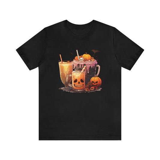 Pumpkin Cocktail Unisex Jersey Short Sleeve Tee