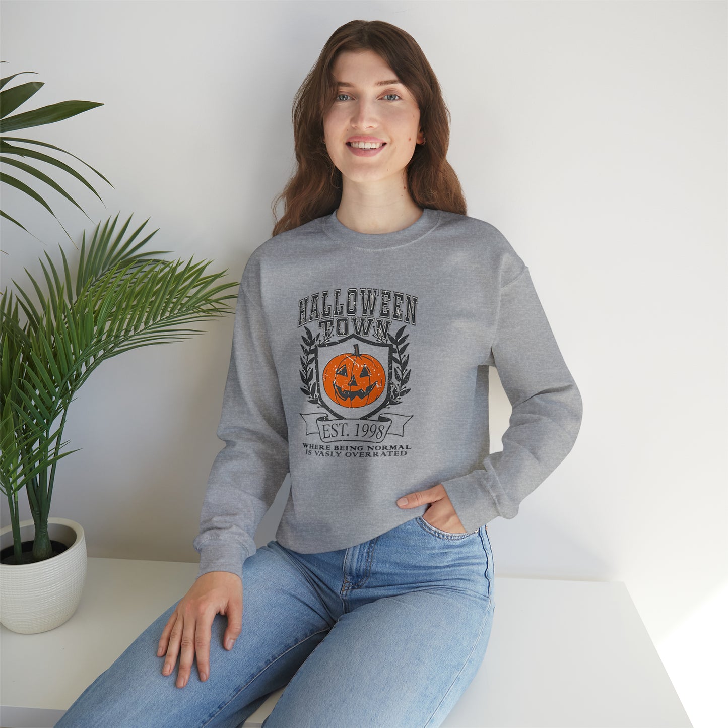 HalloweentownOverated - Unisex Heavy Blend™ Crewneck Sweatshirt