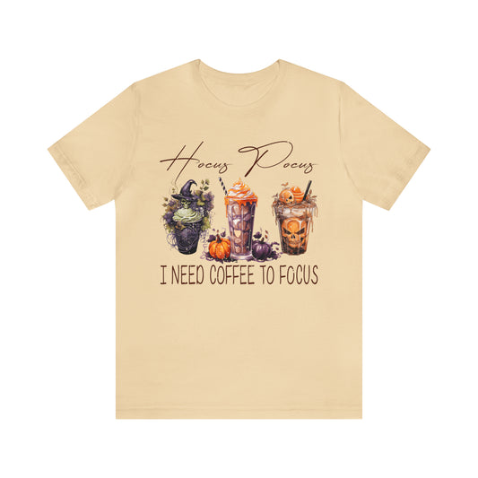 Hocus Pocus Coffee Unisex Jersey Short Sleeve Tee