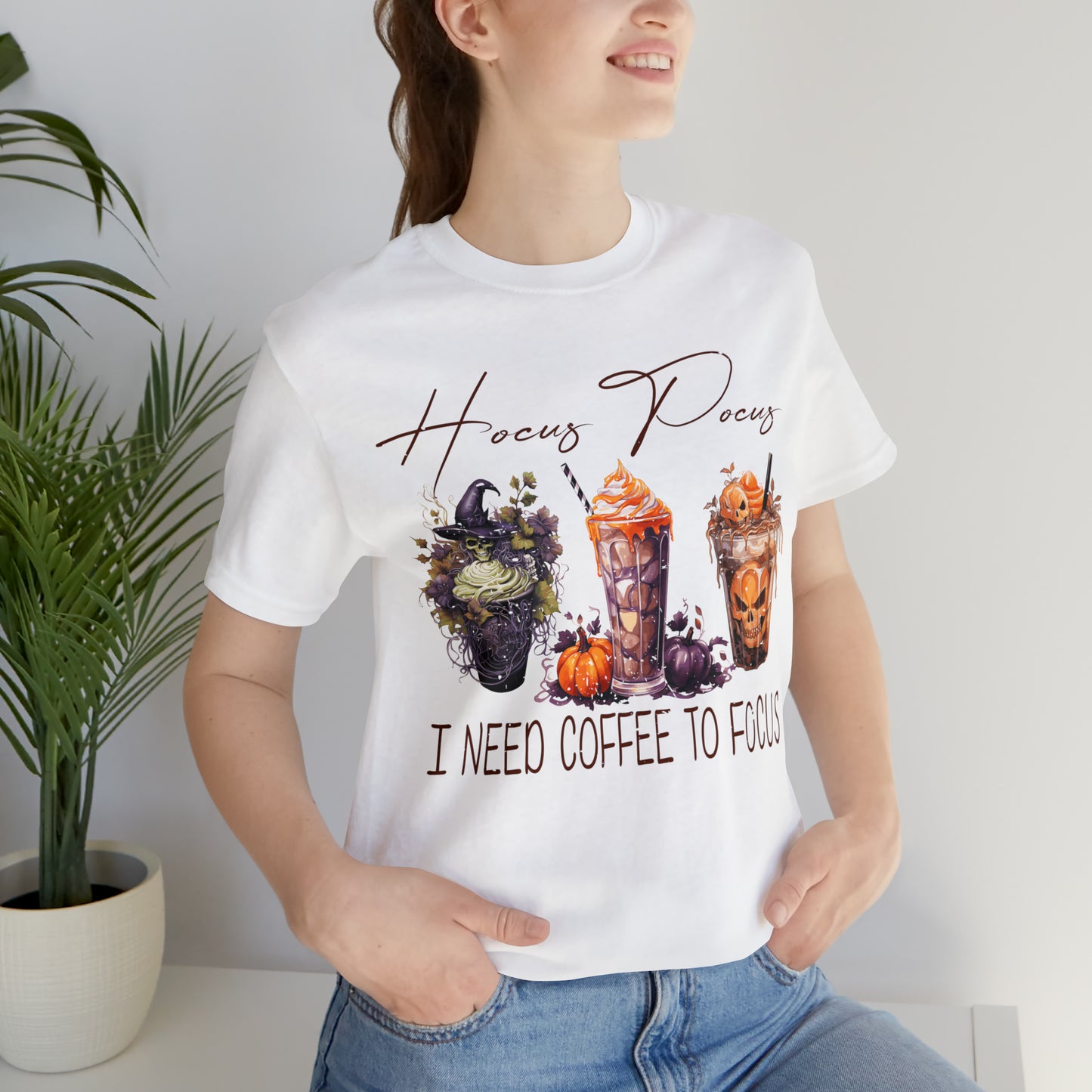 Hocus Pocus Coffee Unisex Jersey Short Sleeve Tee