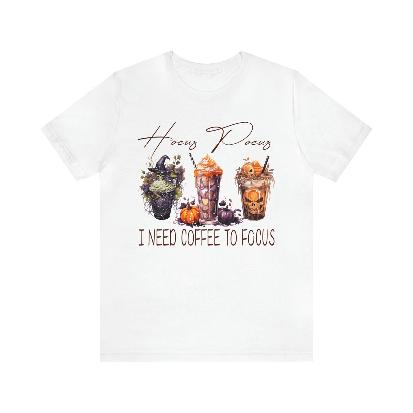 Hocus Pocus Coffee Unisex Jersey Short Sleeve Tee