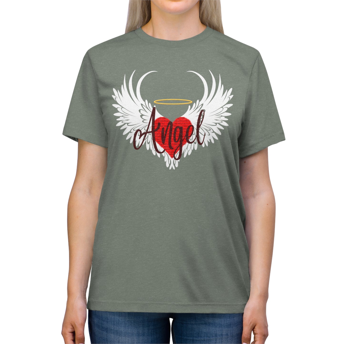 AngelWingHeart | Unisex Triblend Tee