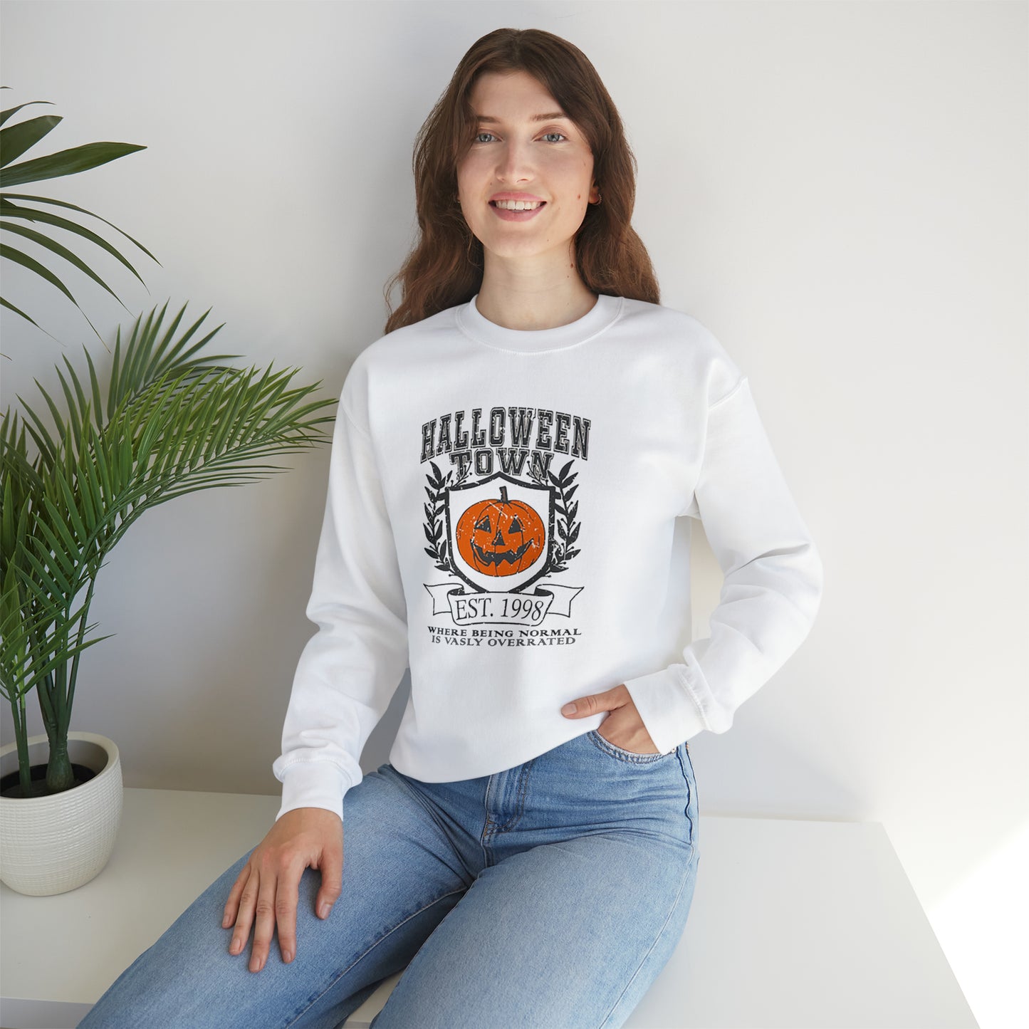 HalloweentownOverated - Unisex Heavy Blend™ Crewneck Sweatshirt