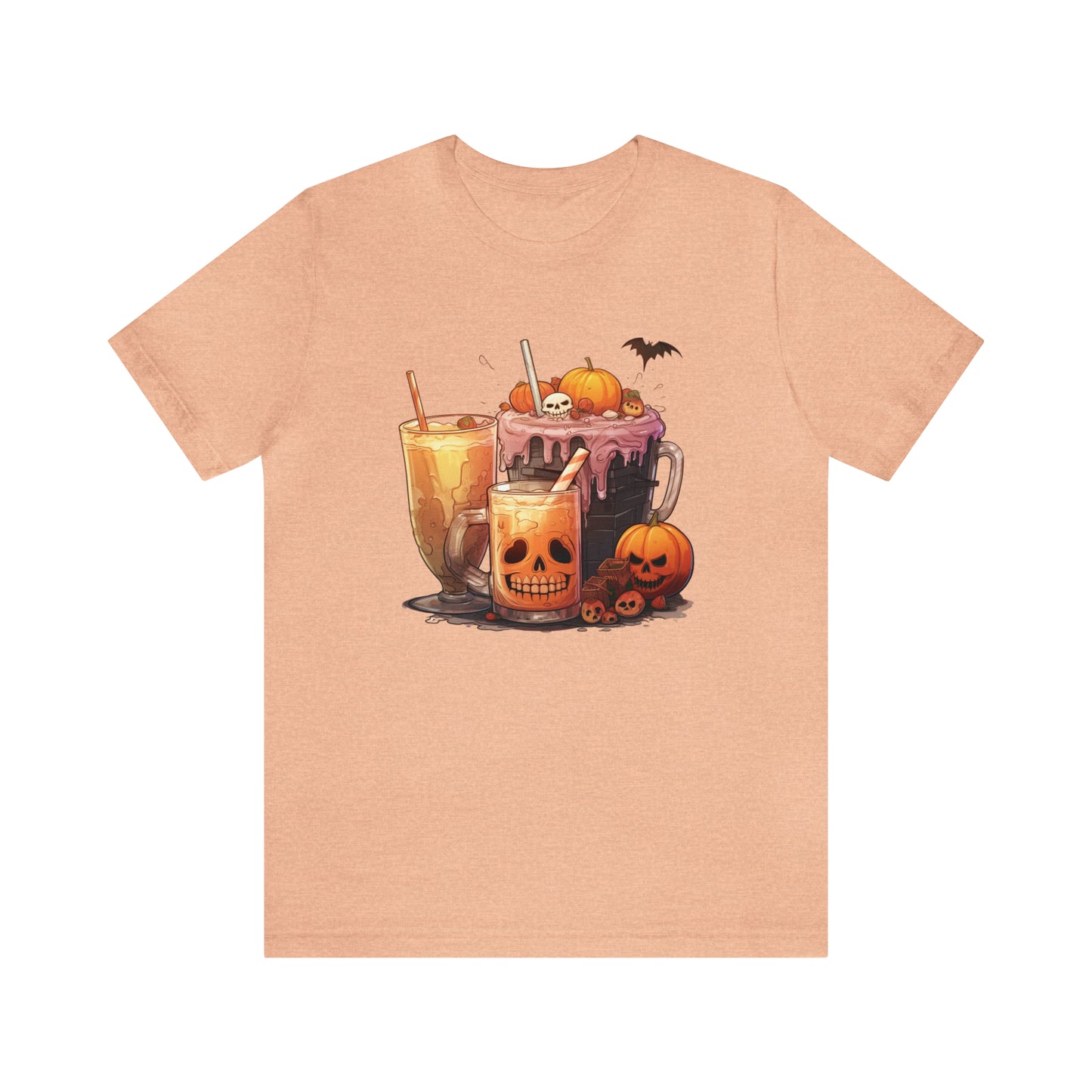 Pumpkin Cocktail Unisex Jersey Short Sleeve Tee