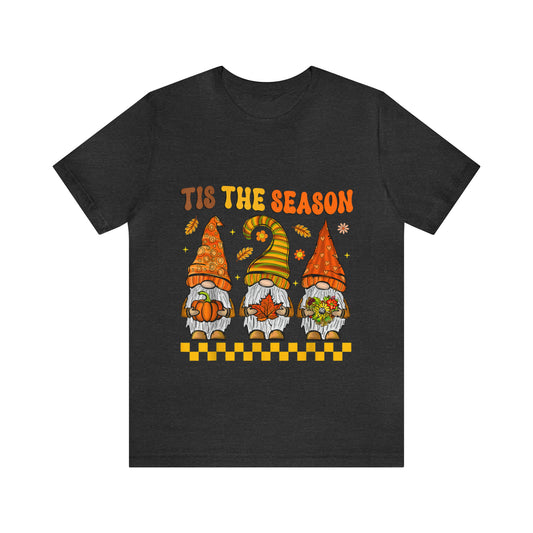 GnomeFallSeason-Unisex Jersey Short Sleeve Tee