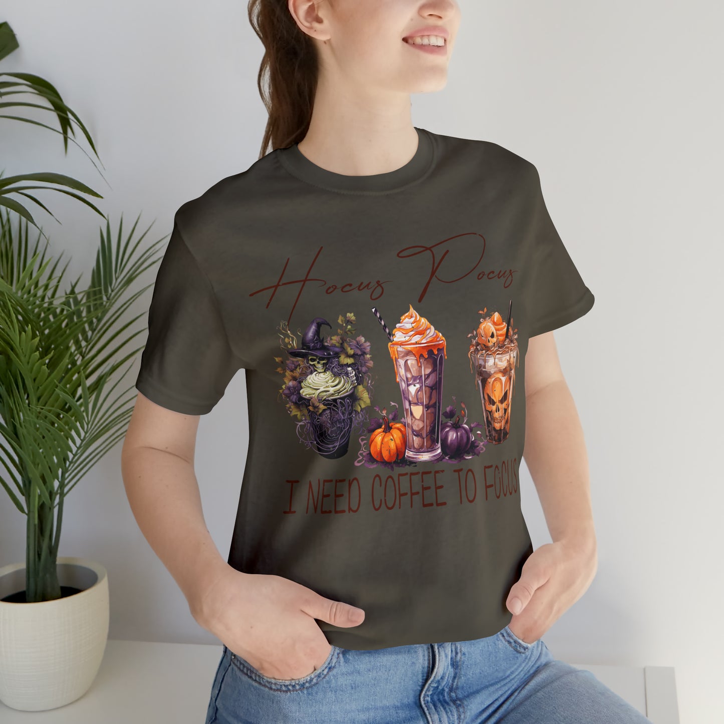 Hocus Pocus Coffee Unisex Jersey Short Sleeve Tee