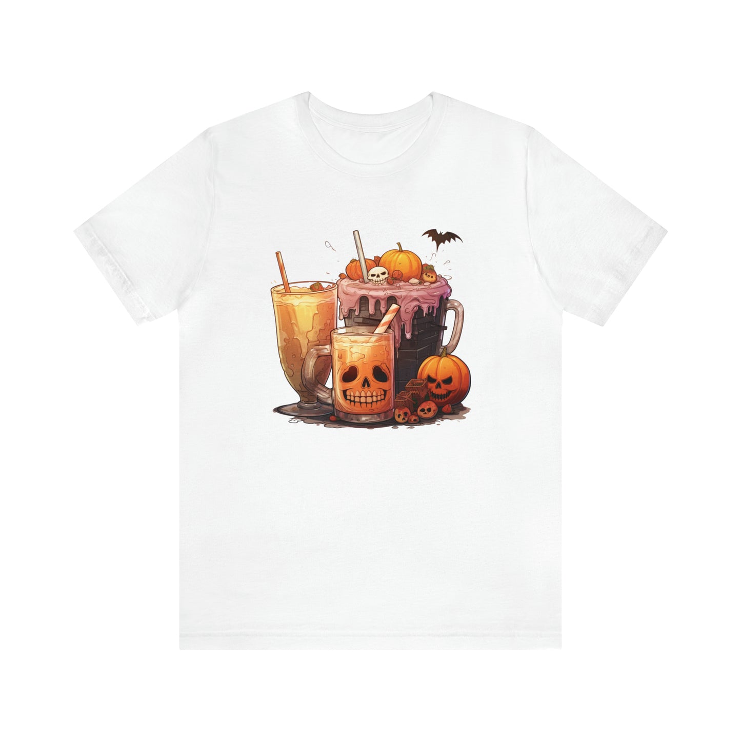 Pumpkin Cocktail Unisex Jersey Short Sleeve Tee