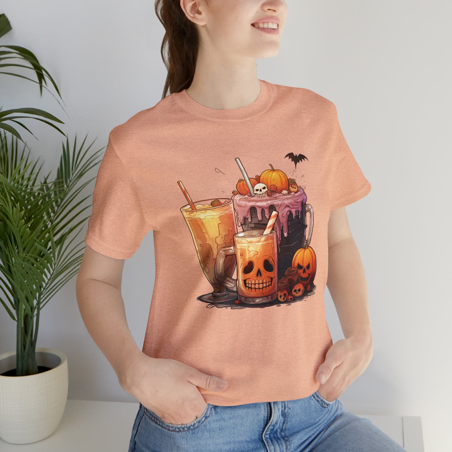 Pumpkin Cocktail Unisex Jersey Short Sleeve Tee