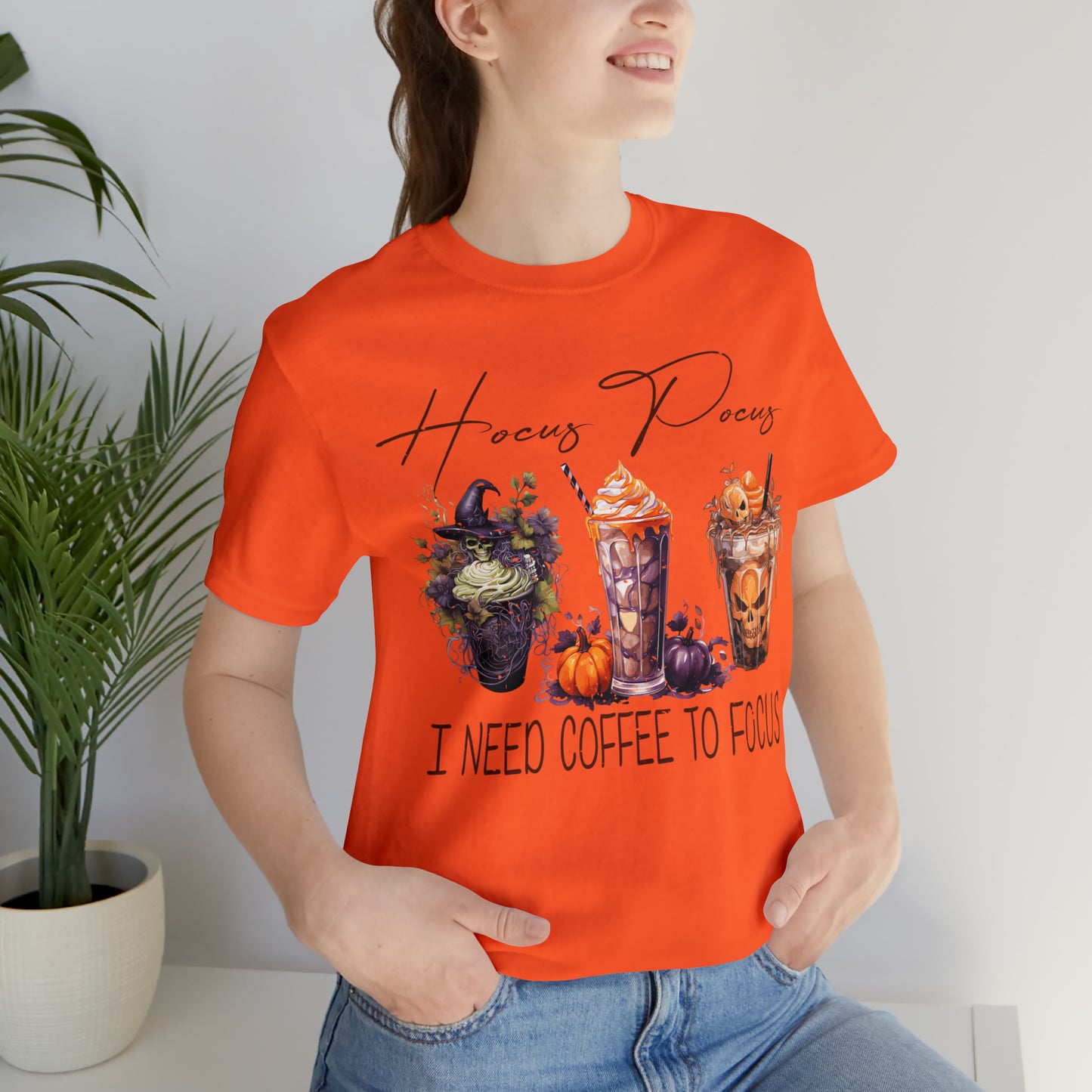 Hocus Pocus Coffee Unisex Jersey Short Sleeve Tee