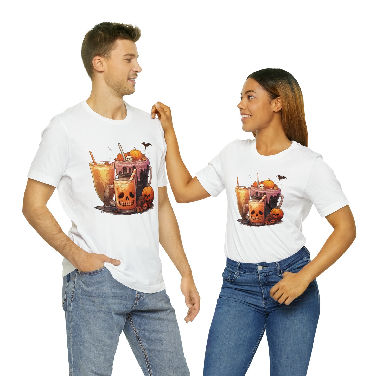 Pumpkin Cocktail Unisex Jersey Short Sleeve Tee