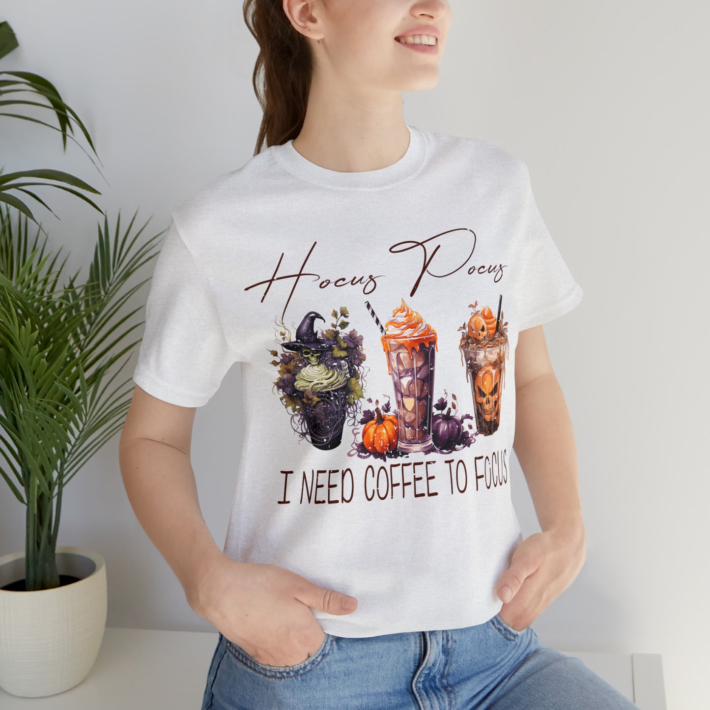 Hocus Pocus Coffee Unisex Jersey Short Sleeve Tee