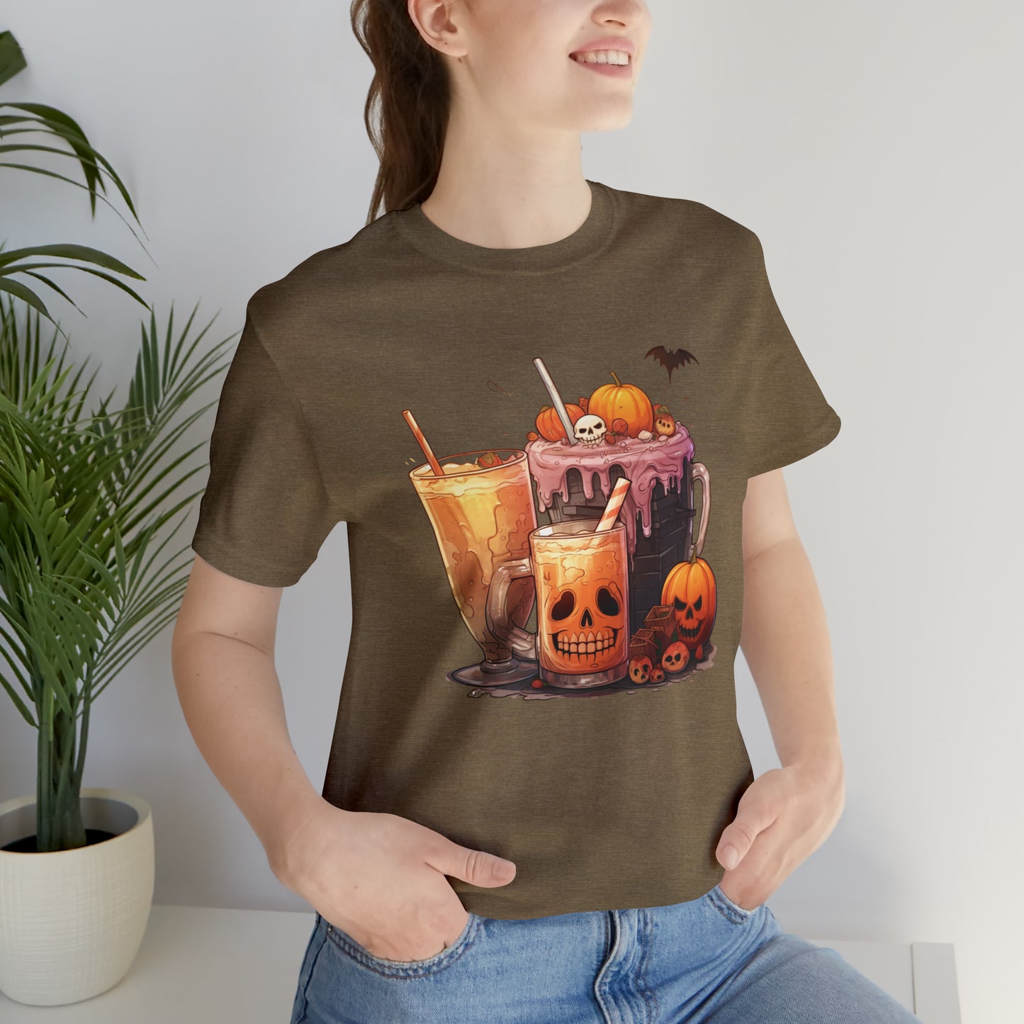 Pumpkin Cocktail Unisex Jersey Short Sleeve Tee